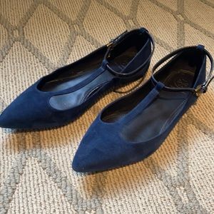 Tory Burch Navy Flats ❤️❤️❤️
